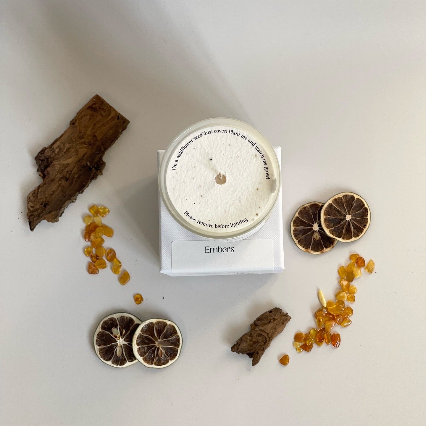 Embers Candle ~ Cedarwood & Amber