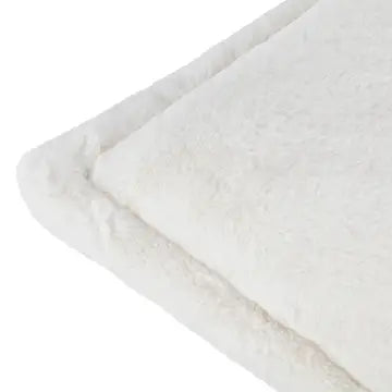 Kallu Faux Fur Cushion Cover Ecru / 45x45