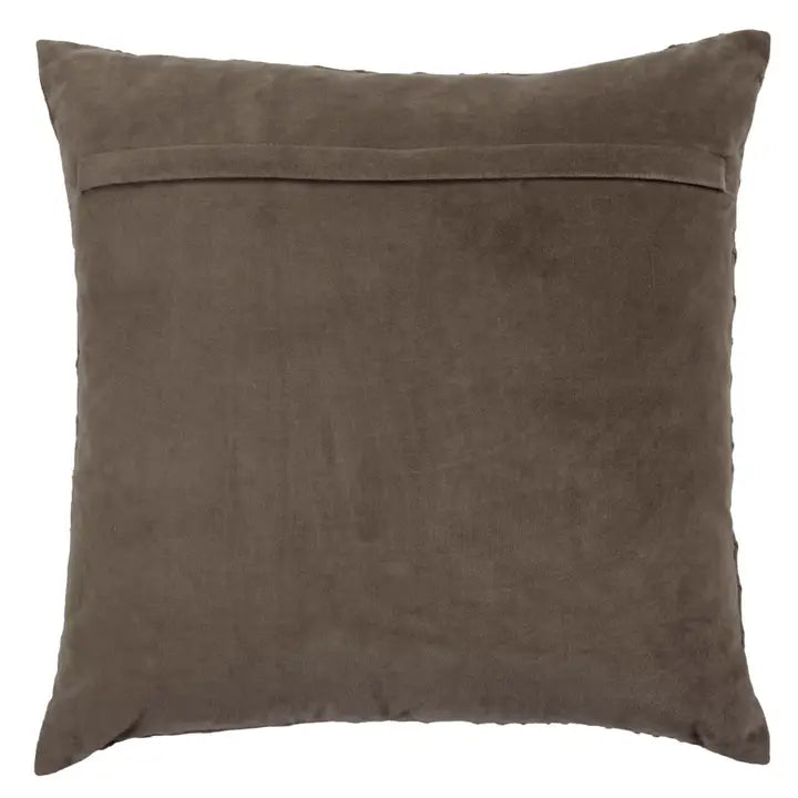 Waterfall Embroidered Cushion Cover Iron / 50x50