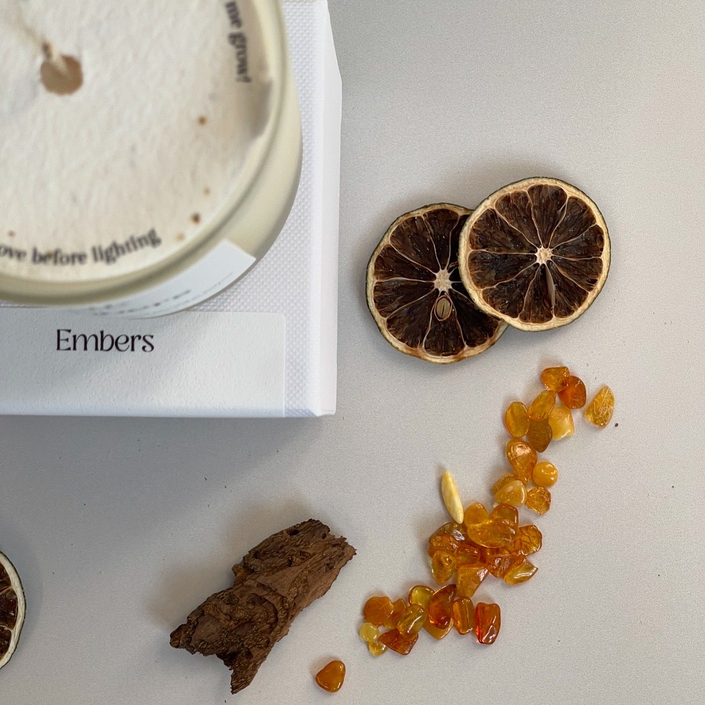 Embers Candle ~ Cedarwood & Amber