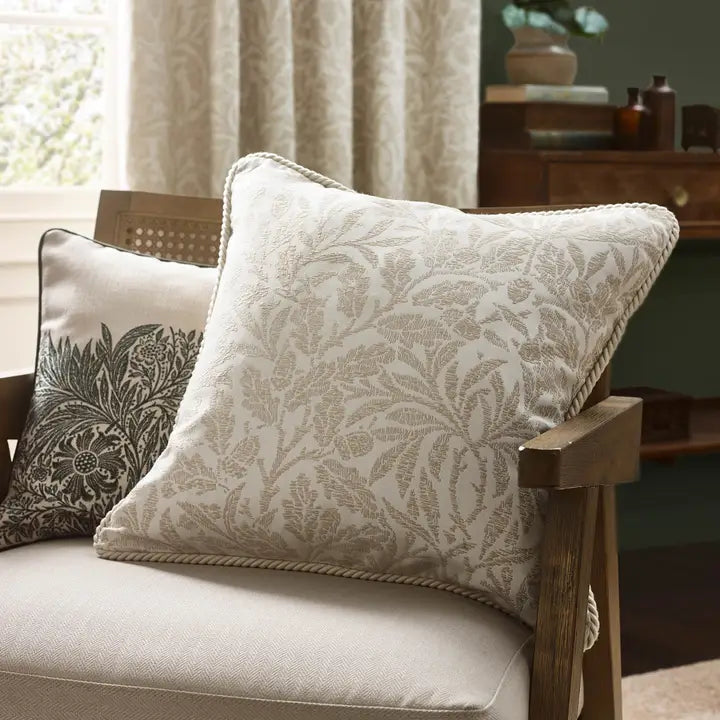 Acorn Tonal Jacquard Cushion Cover Ivory / 50x50