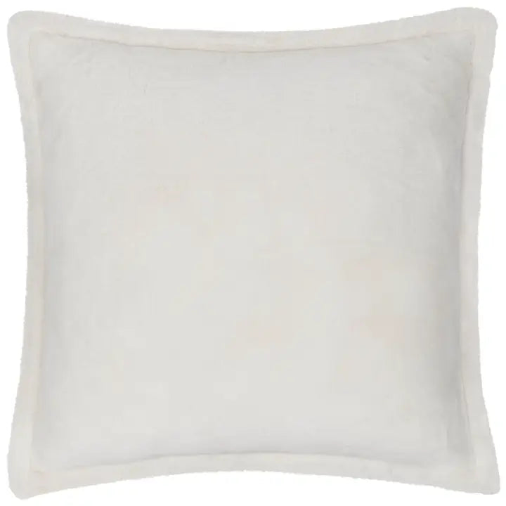 Kallu Faux Fur Cushion Cover Ecru / 45x45