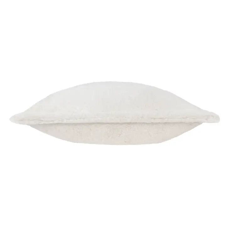 Kallu Faux Fur Cushion Cover Ecru / 45x45