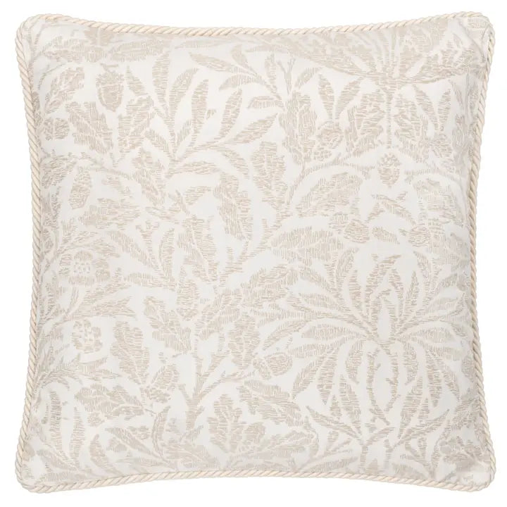 Acorn Tonal Jacquard Cushion Cover Ivory / 50x50