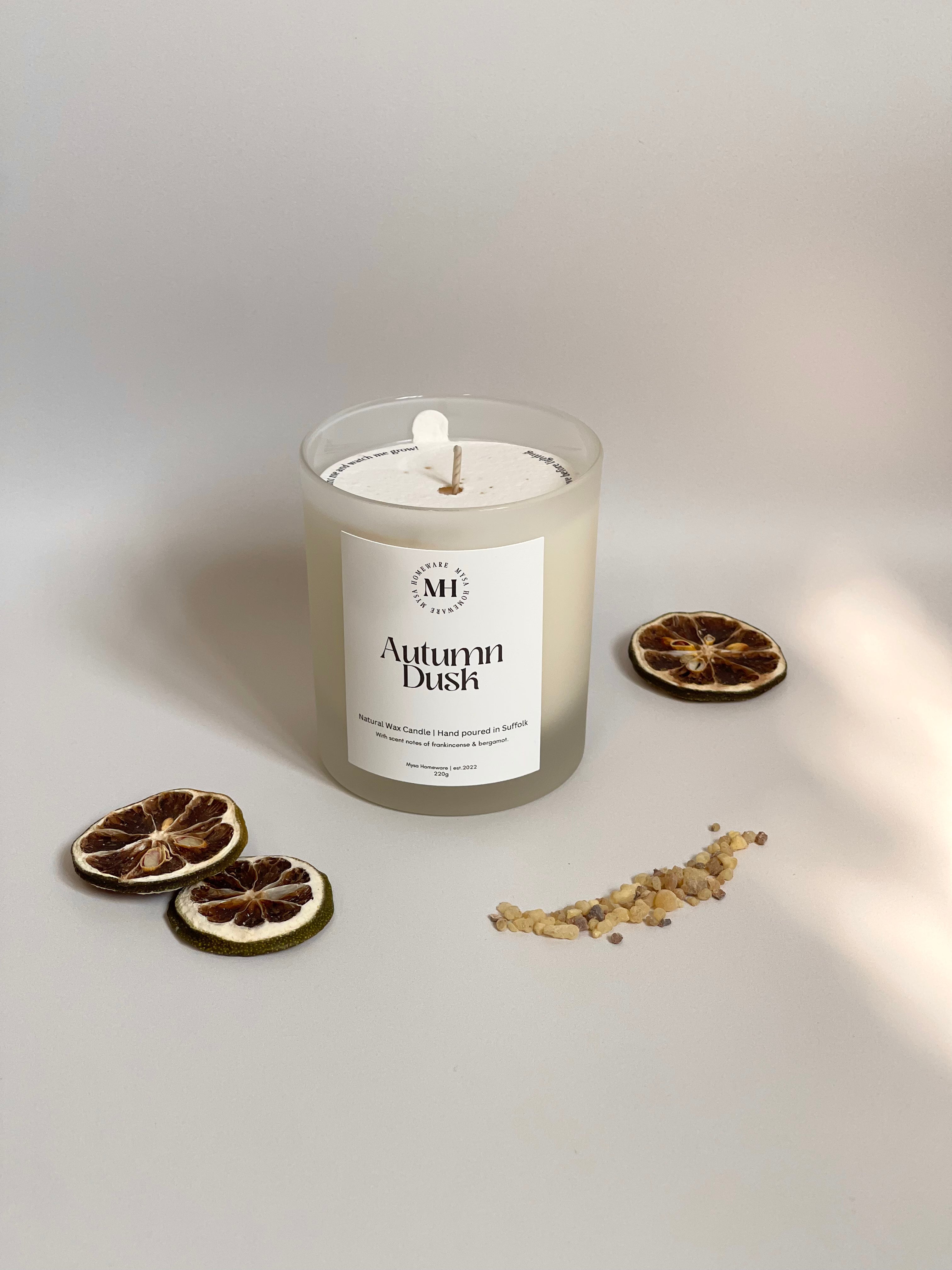 Autum Dusk Handmade Candle - 220g