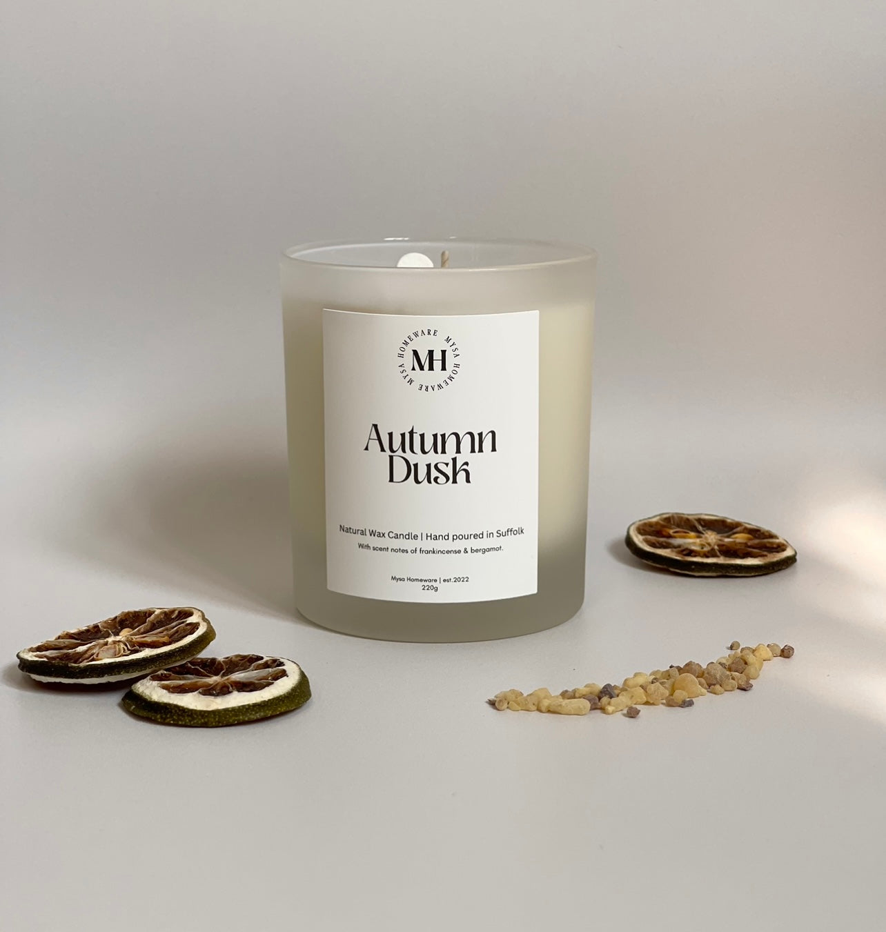 Autumn Dusk Candle - Frankincense & Bergamot