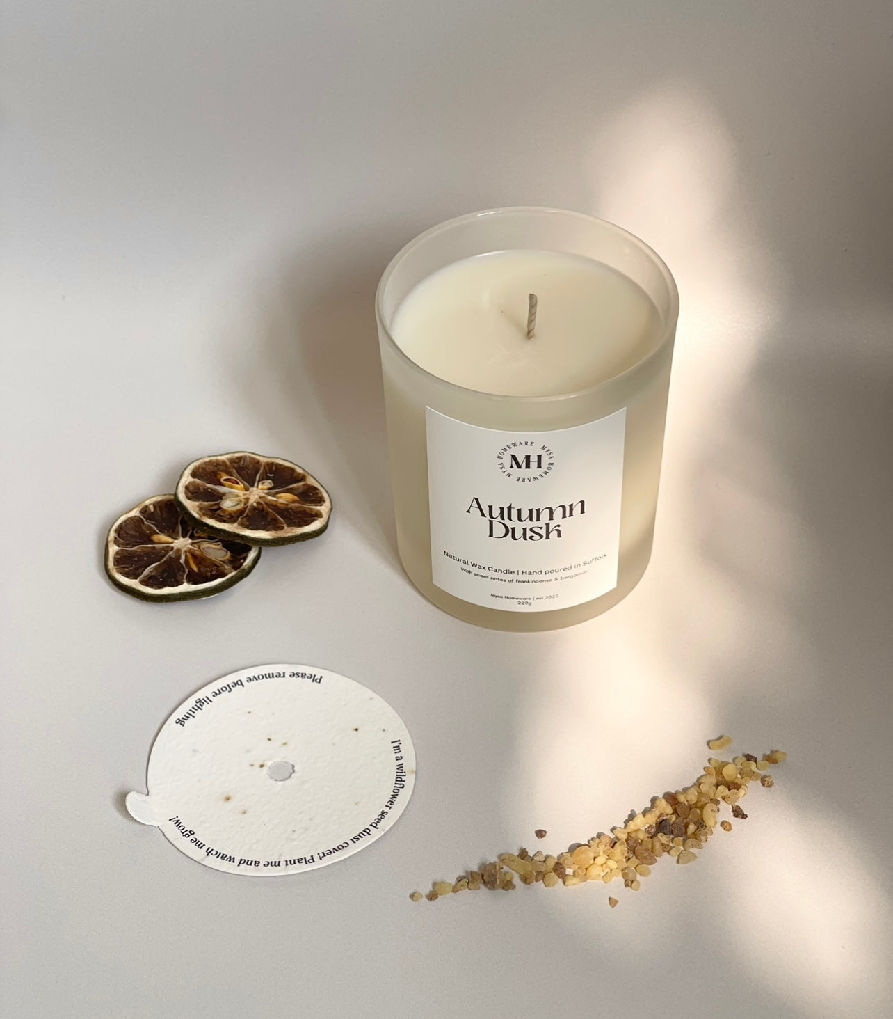 Autum Dusk Handmade Candle - 220g