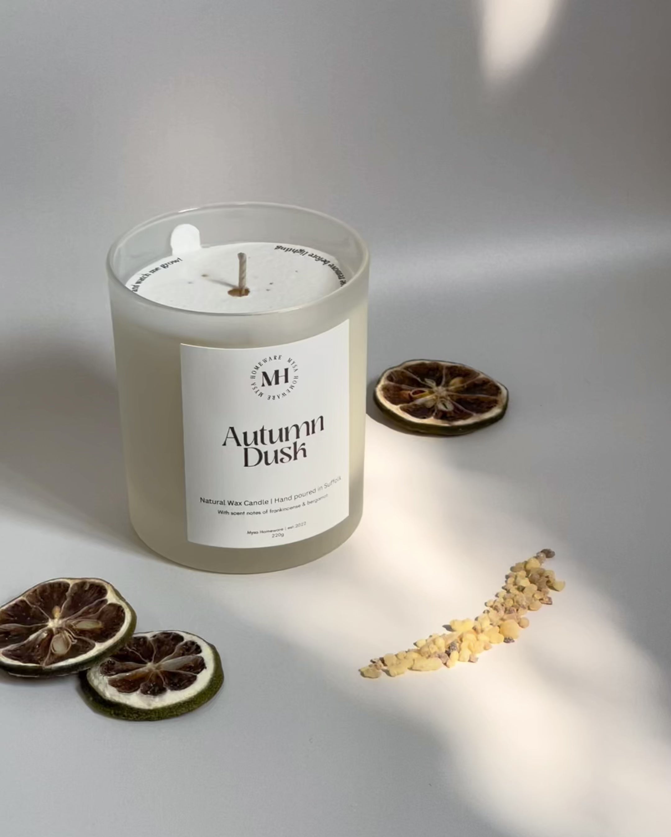 Autum Dusk Handmade Candle - 220g