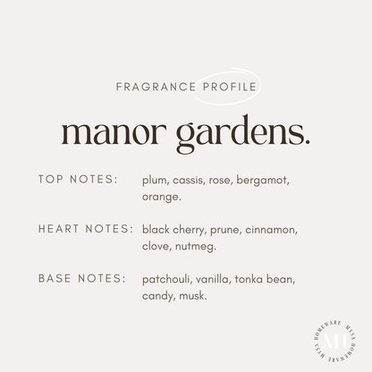 Manor Gardens Reed Diffuser