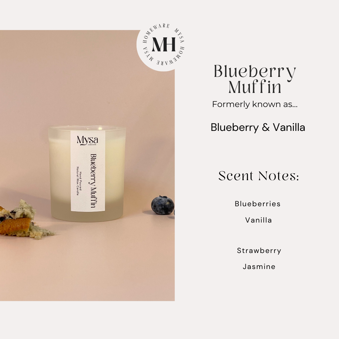 Blueberry Muffin Scented Candle - 30cl