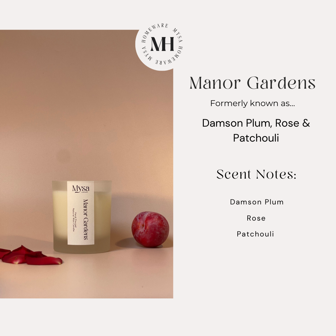 Manor Gardens Scented Candle - 30cl