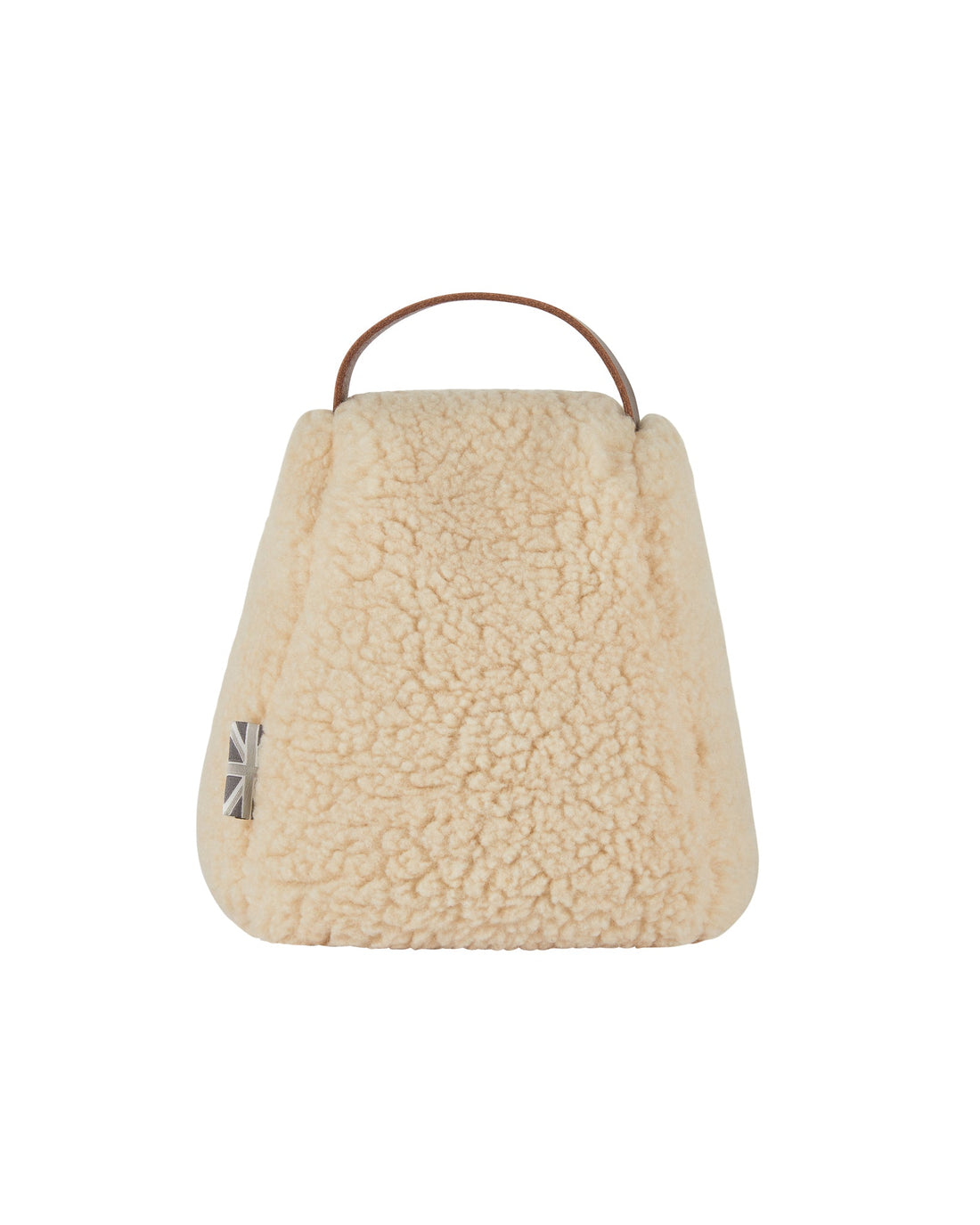 Bone sherpa doorstop by Chalk, filled with calming lavender for functional and aromatic home decor.