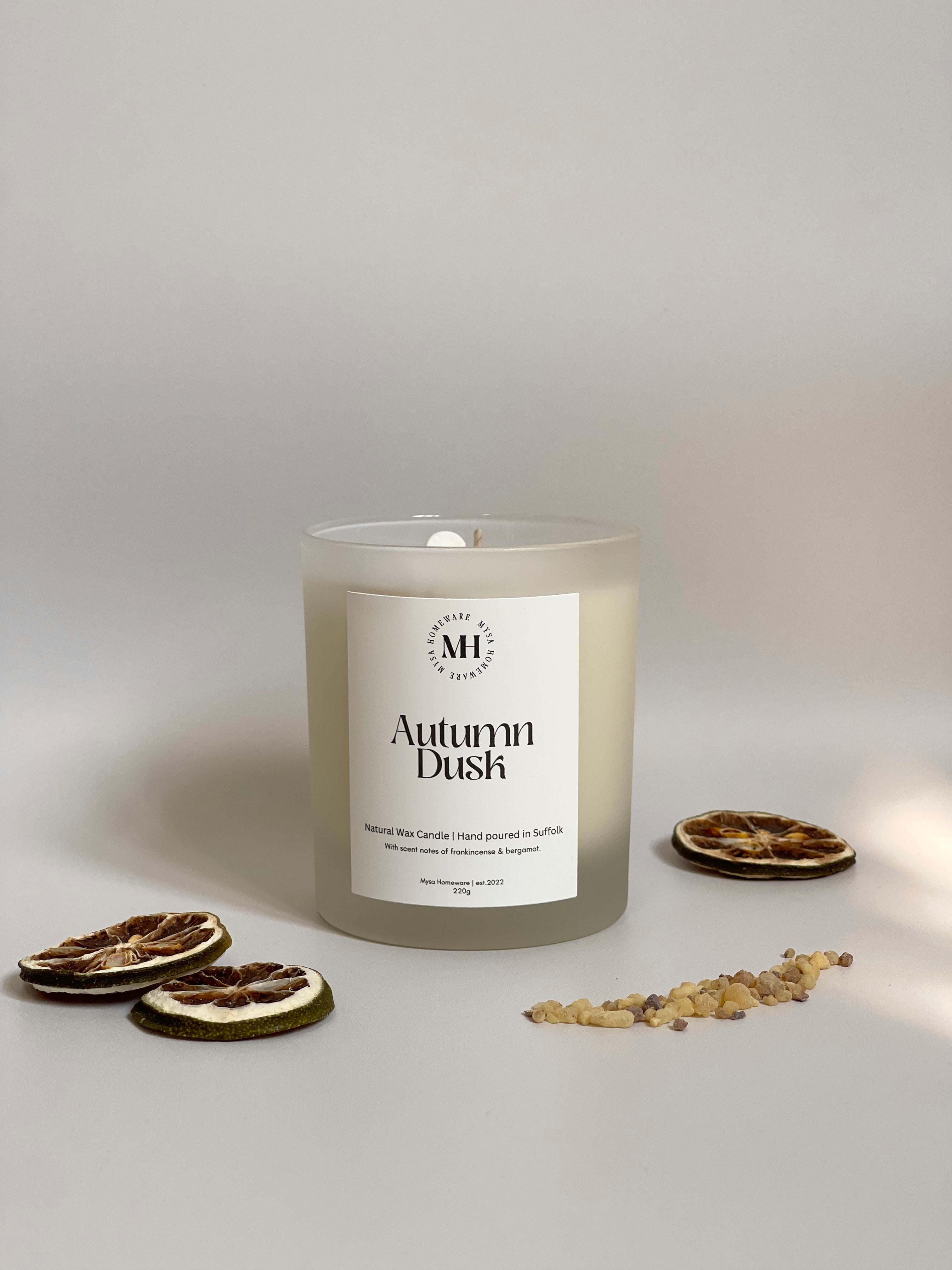 Autum Dusk Handmade Candle - 30cl