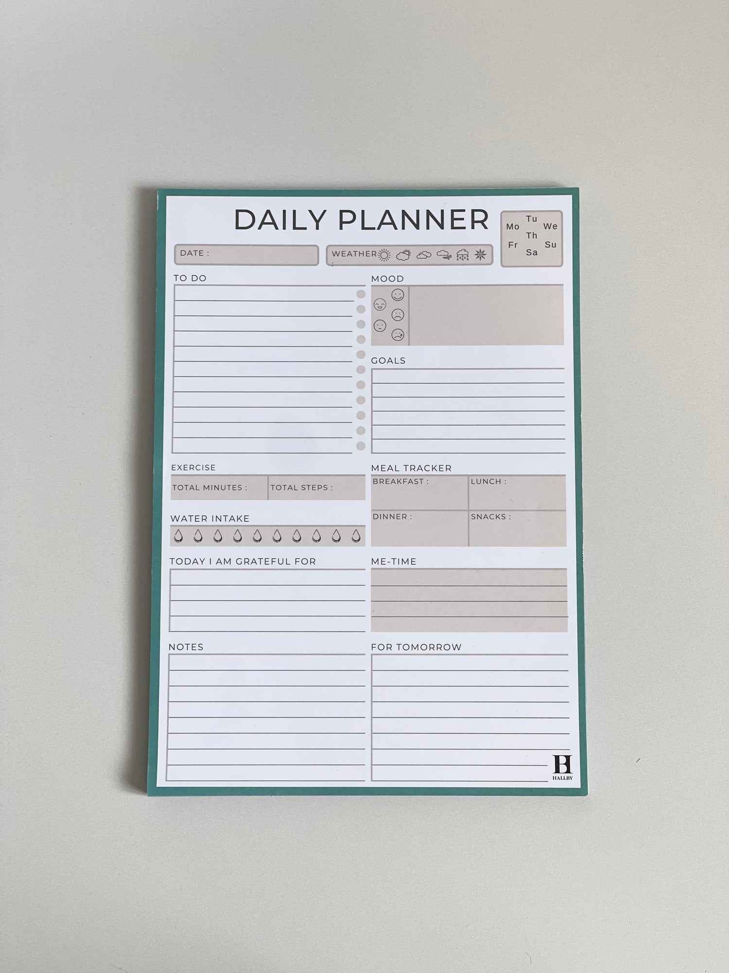 Daily Planner Pad