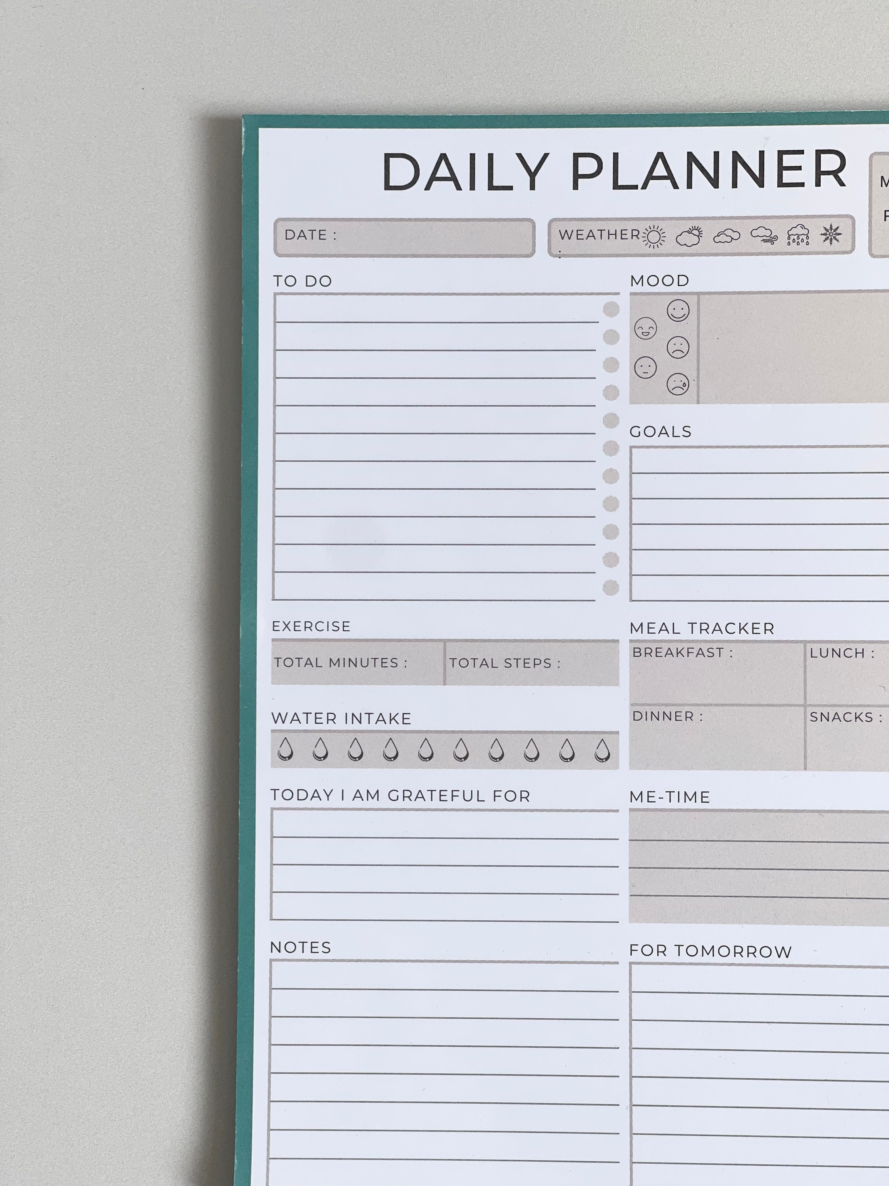 Daily Planner Pad