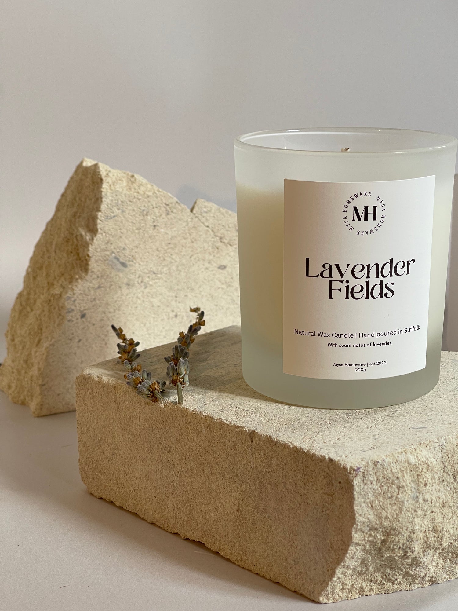 Lavender Fields Handmade Candle - 30cl