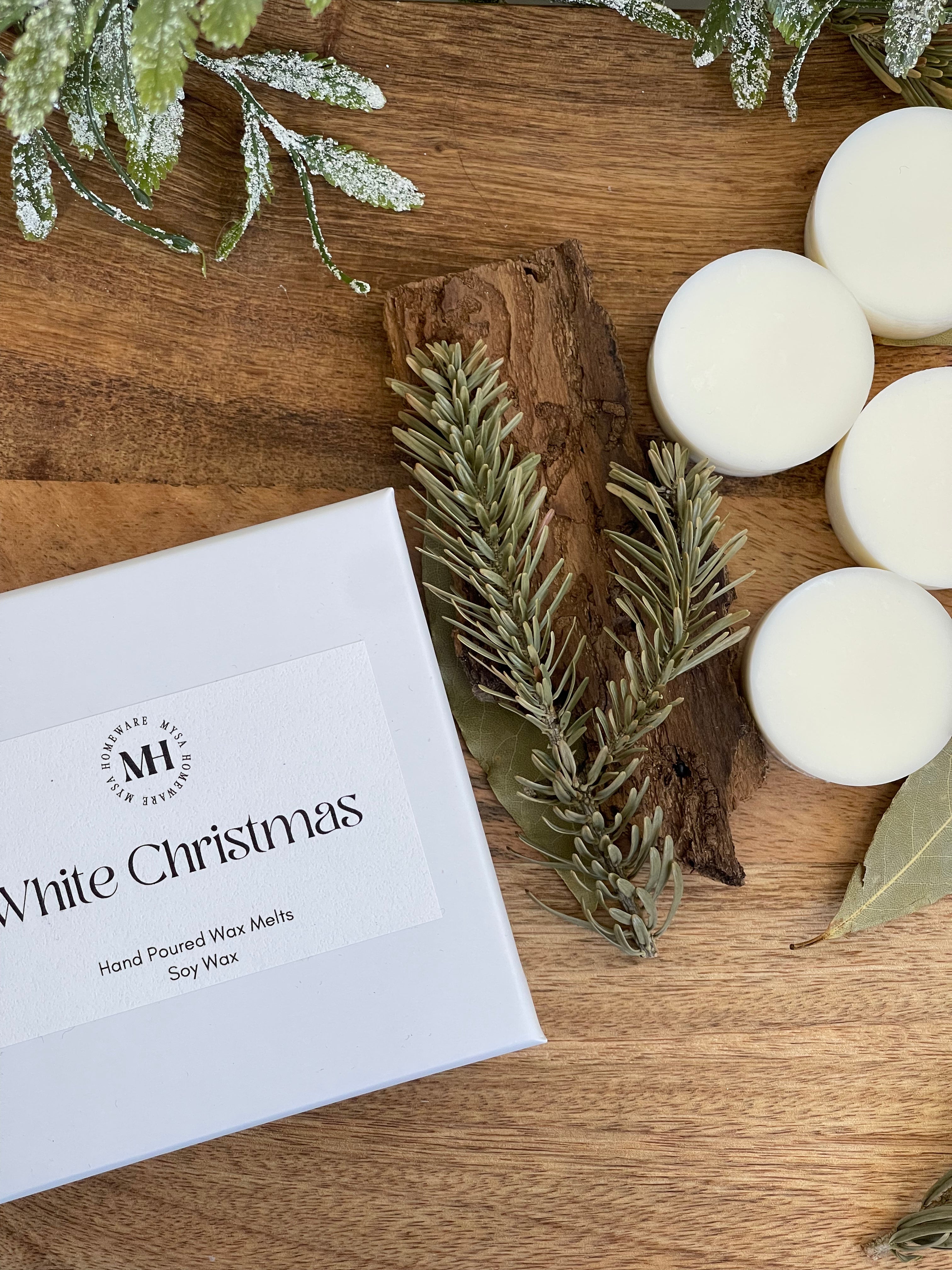 White Christmas Wax Melts Pack of 4 - Limited Edition