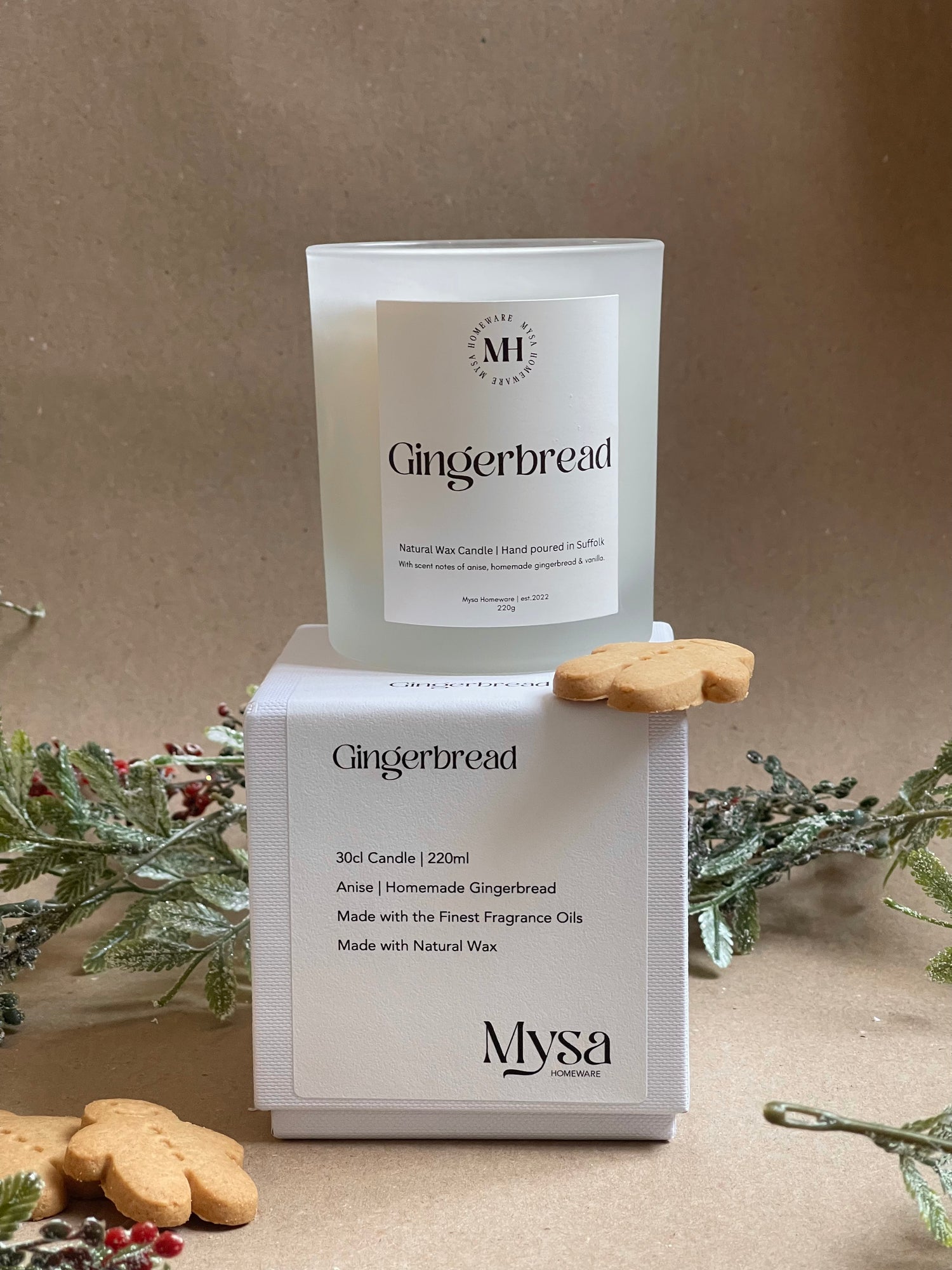 Gingerbread Handmade Candle - Limited Edition