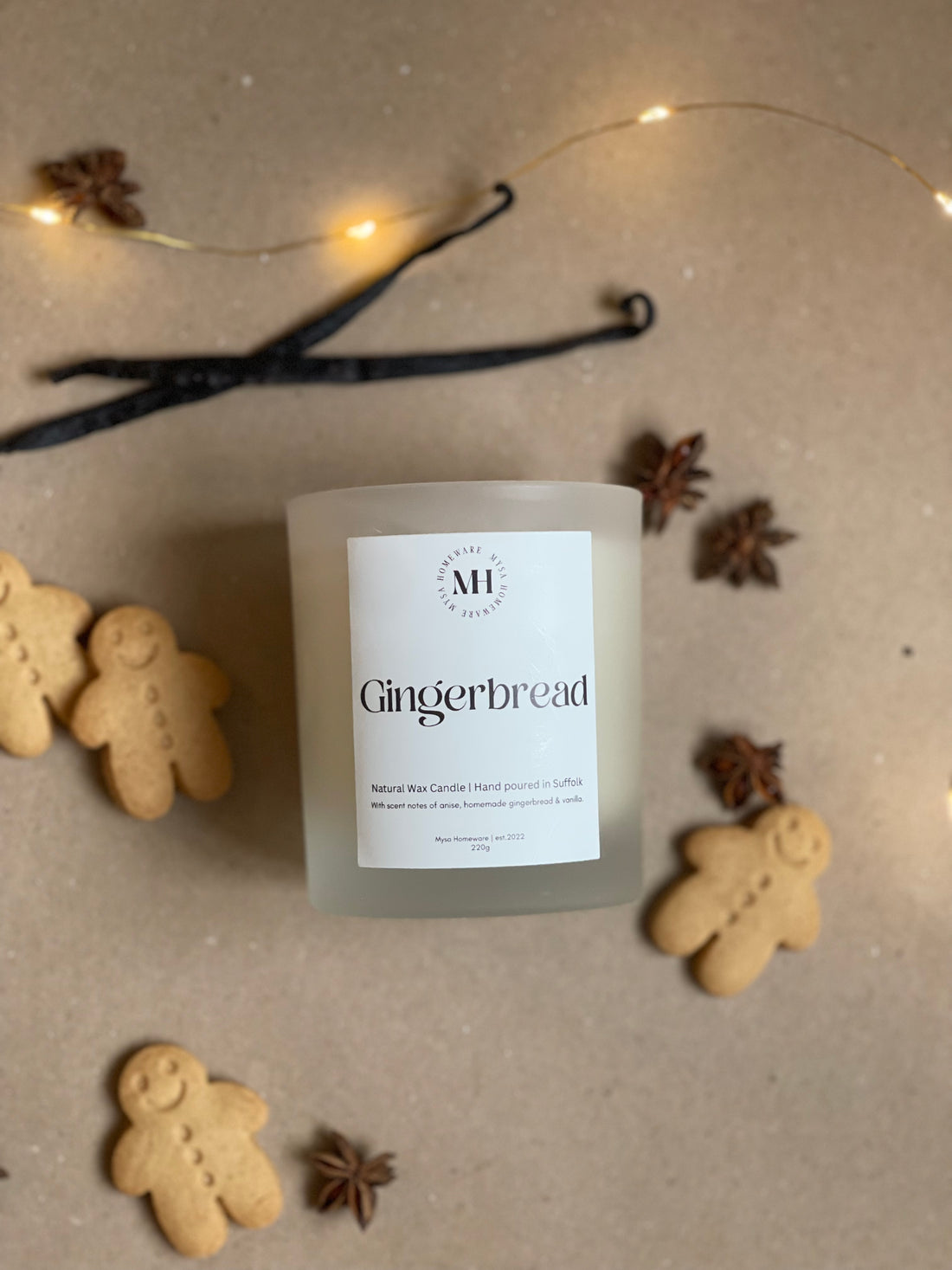 Gingerbread Handmade Candle - Limited Edition