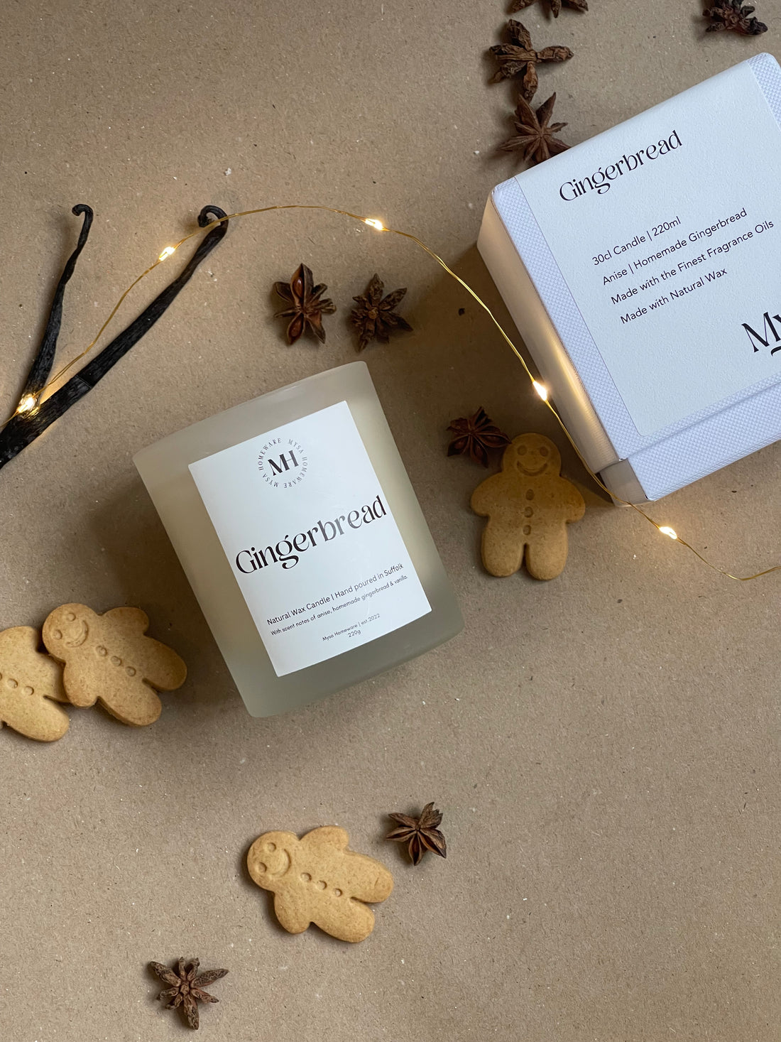 Gingerbread Handmade Candle - Limited Edition