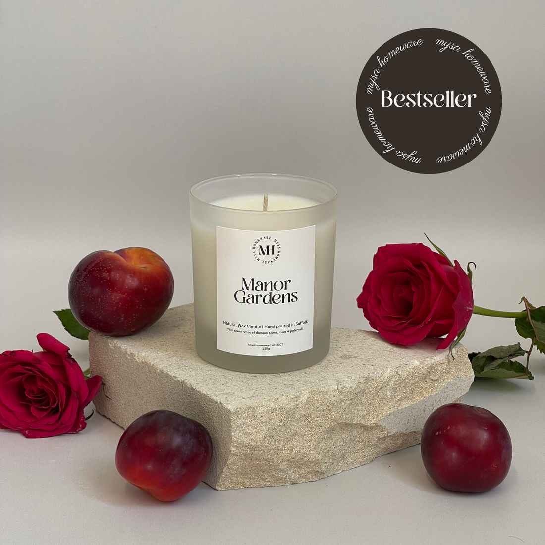 Manor Gardens Handmade Candle